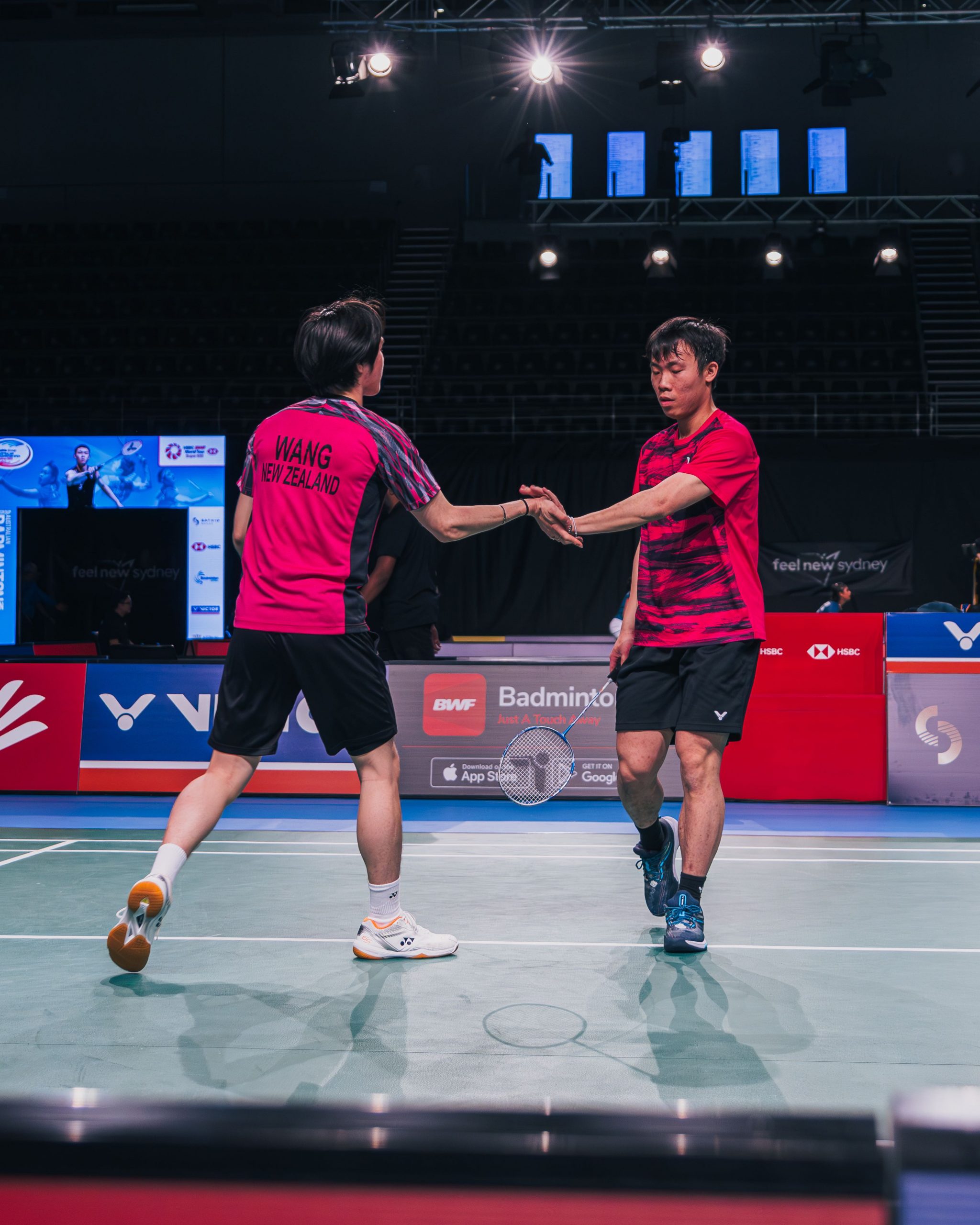 Wang and Tong Against the No.1 Sathio Group Australian Badminton Open